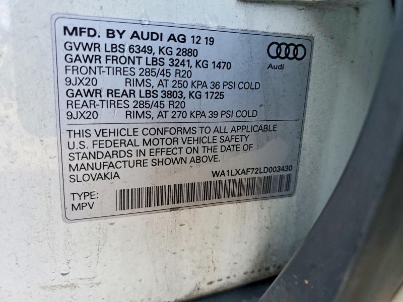 2020 Audi Q7 Premium Plus