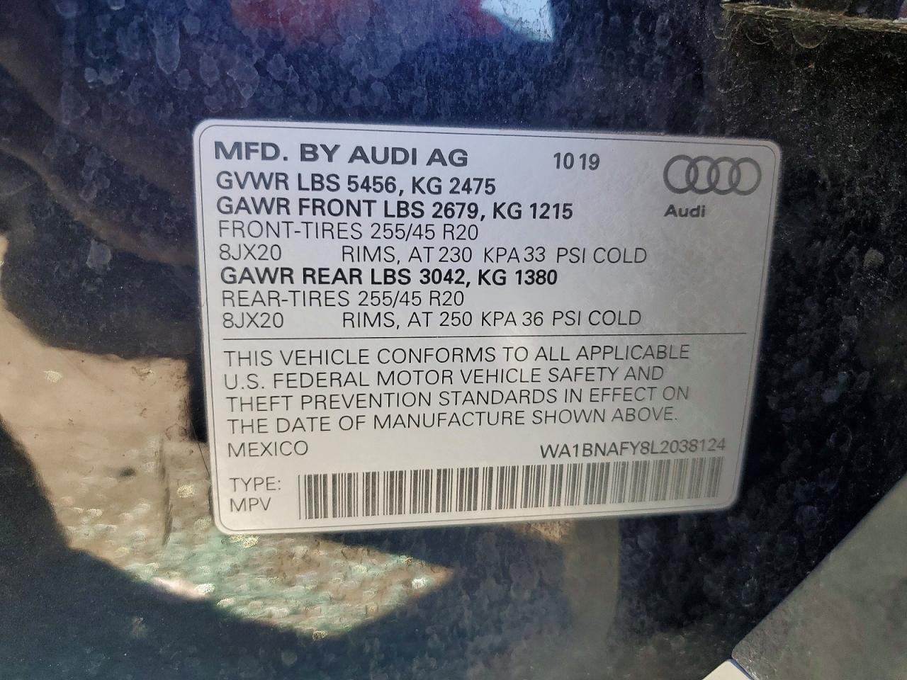 2020 Audi Q5 Premium Plus