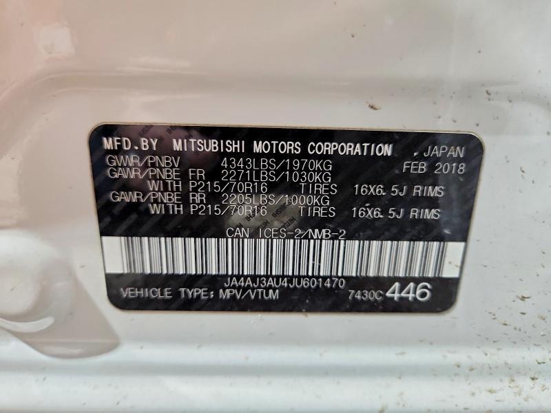 2018 Mitsubishi Rvr se