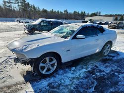 2012 Ford Mustang gt en venta en Windham, ME