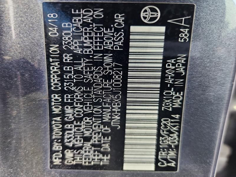 2018 Toyota C-hr xle