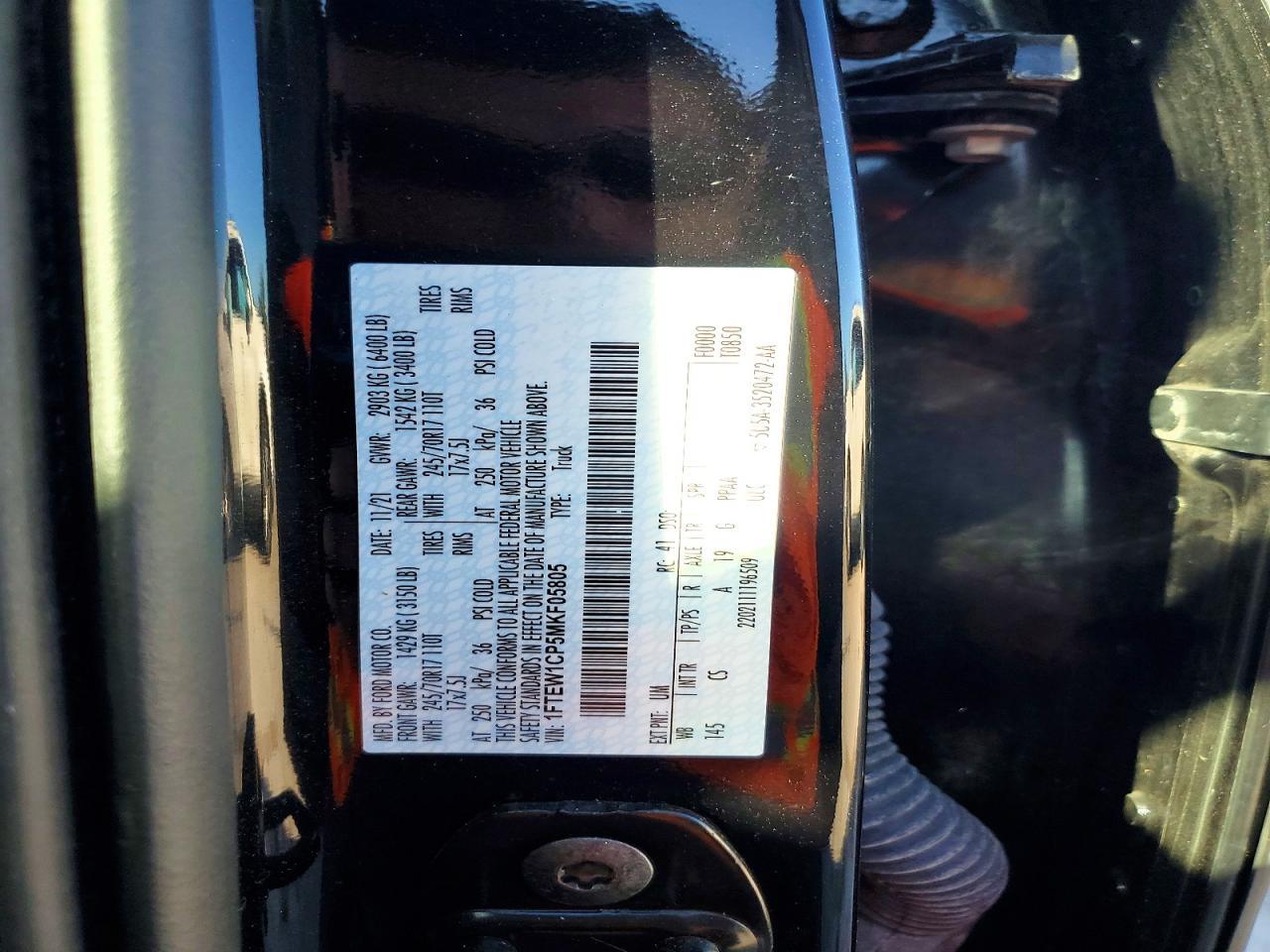 2021 Ford F150 Supercrew