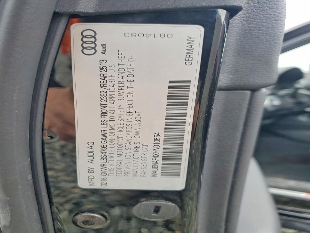 2017 Audi A4 Premium Plus