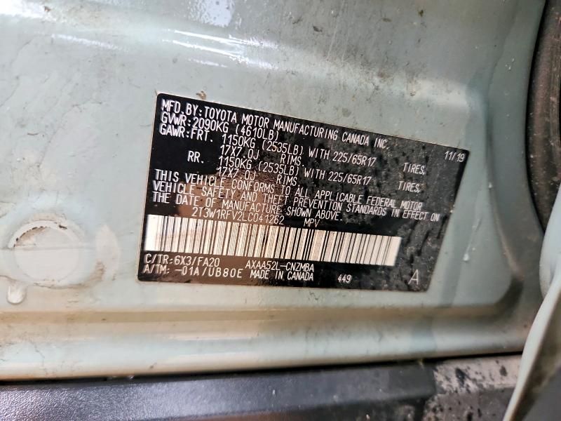 2020 Toyota Rav4 xle