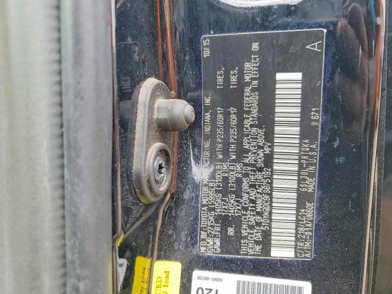 2015 Toyota Sienna xle