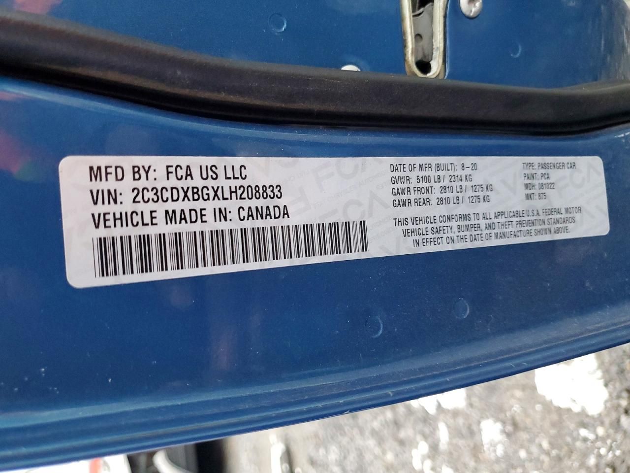 2020 Dodge Charger sxt