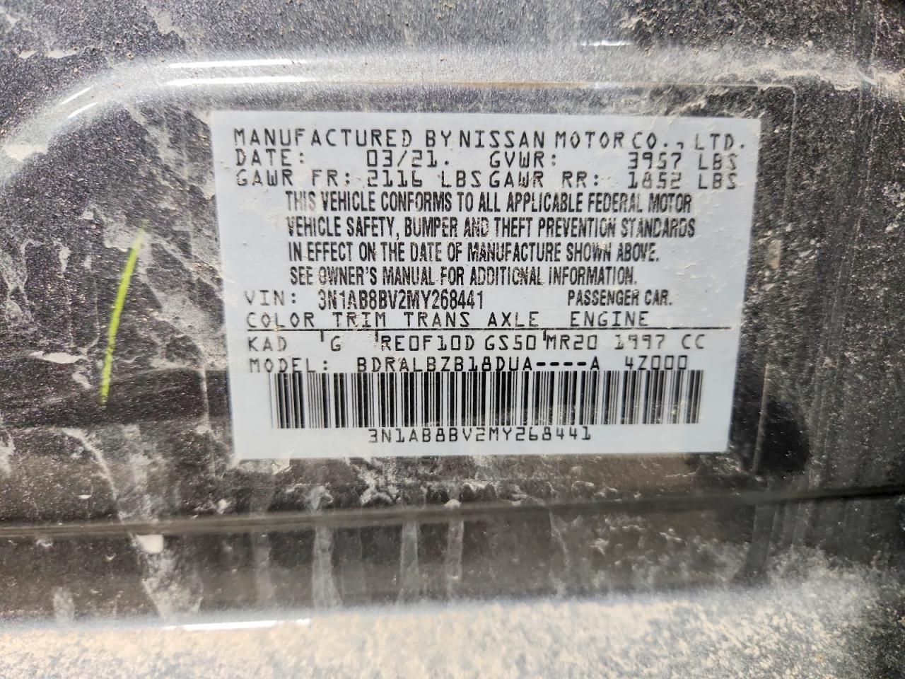 2021 Nissan Sentra s