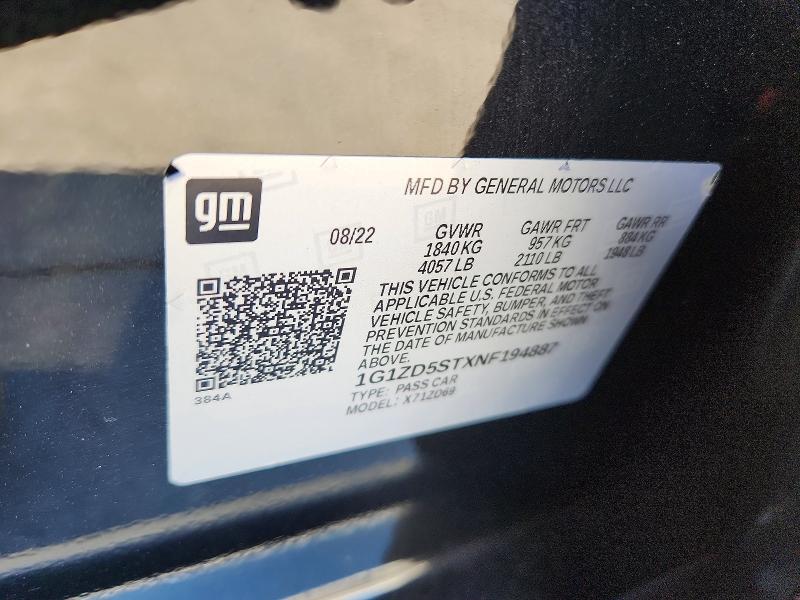 2022 Chevrolet Malibu lt
