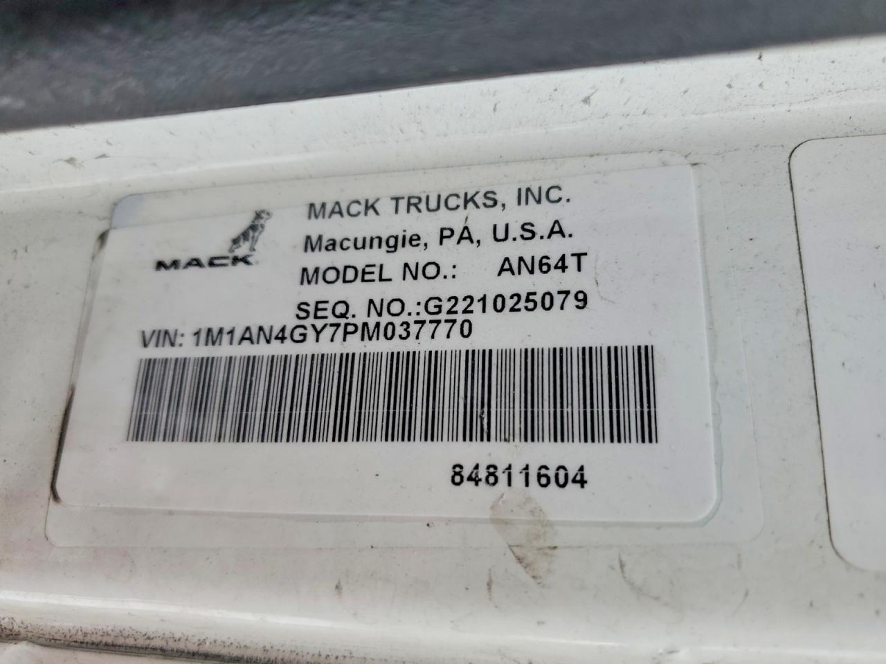 2023 Mack Anthem Semi Truck