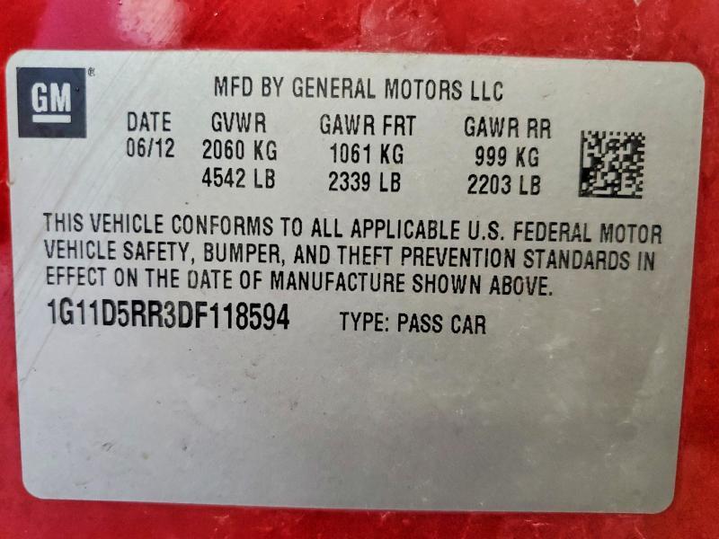 2013 Chevrolet Malibu 1LT