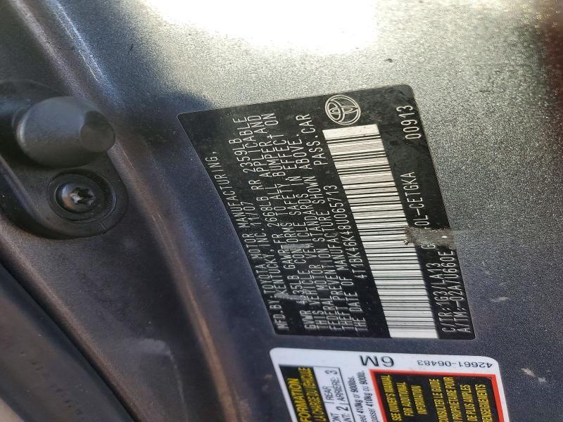 2008 Toyota Camry le