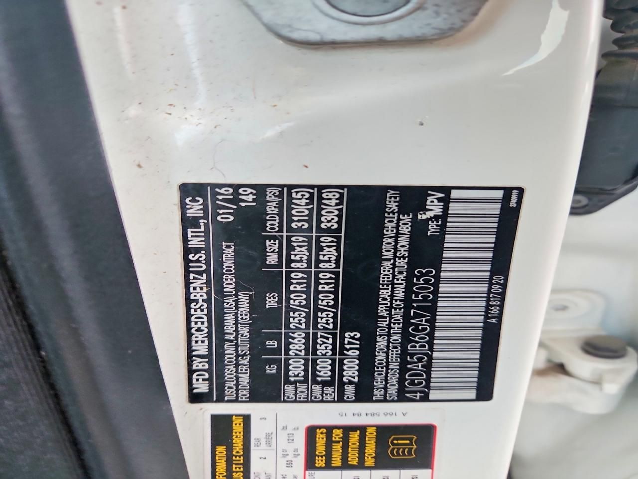 2016 Mercedes-Benz Gle 350