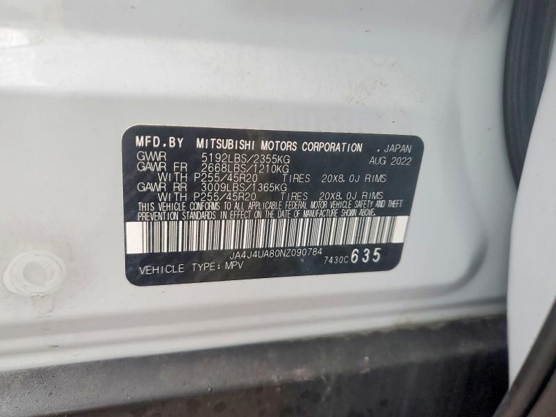 2022 Mitsubishi Outlander se