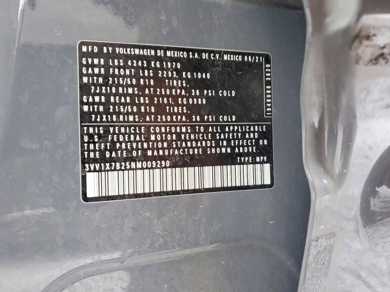 2022 Volkswagen Taos sel