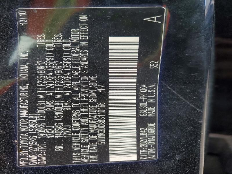 2011 Toyota Sienna xle