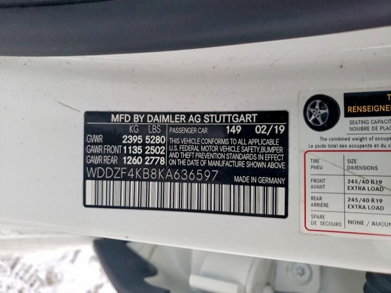 2019 Mercedes-Benz E 300 4matic