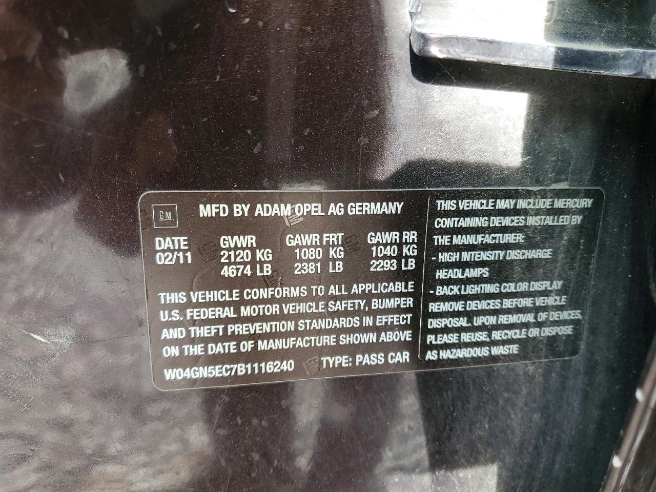 2011 Buick Regal cxl