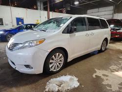 Toyota salvage cars for sale: 2012 Toyota Sienna xle