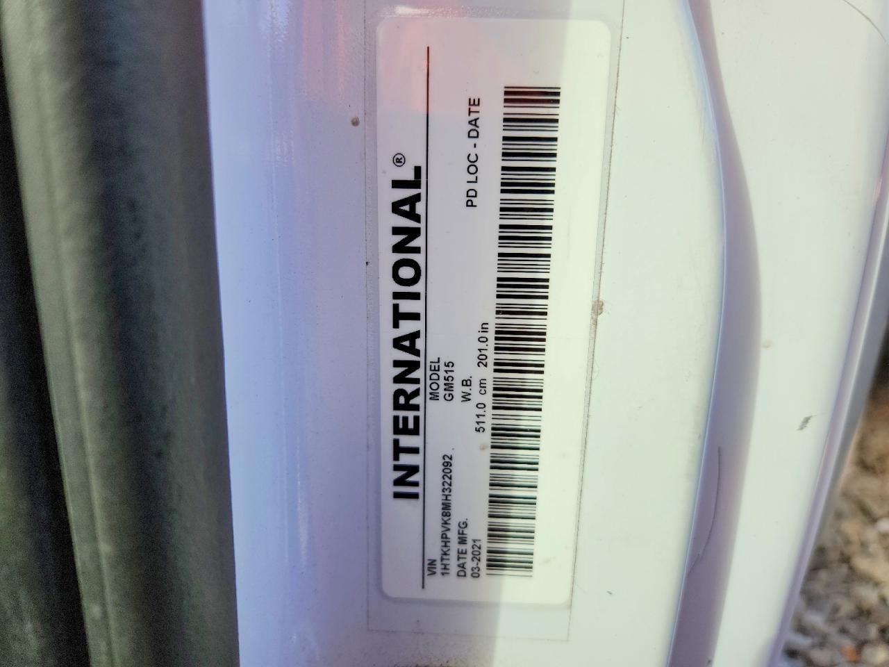 2021 Chev 4500-BOX Truck