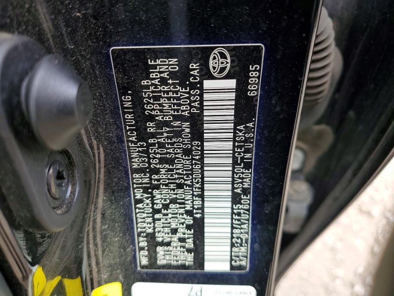 2013 Toyota Camry l