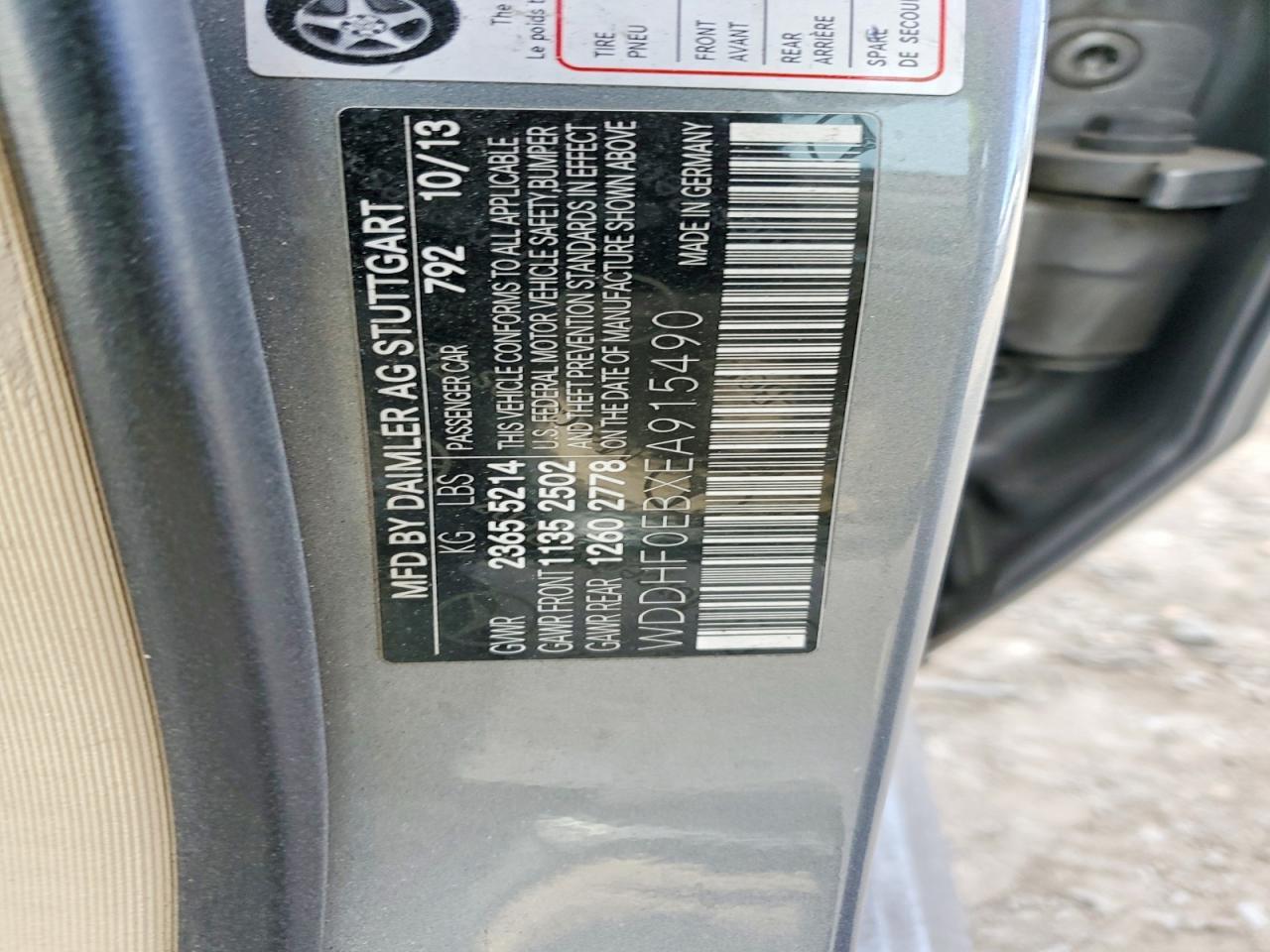 2014 Mercedes-Benz E 250 Bluetec