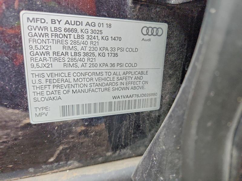 2018 Audi Q7 Prestige