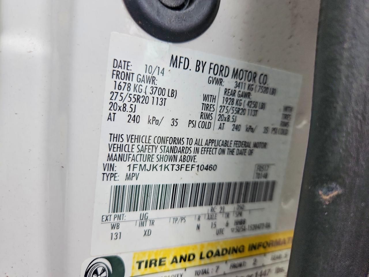 2015 Ford Expedition el Limited