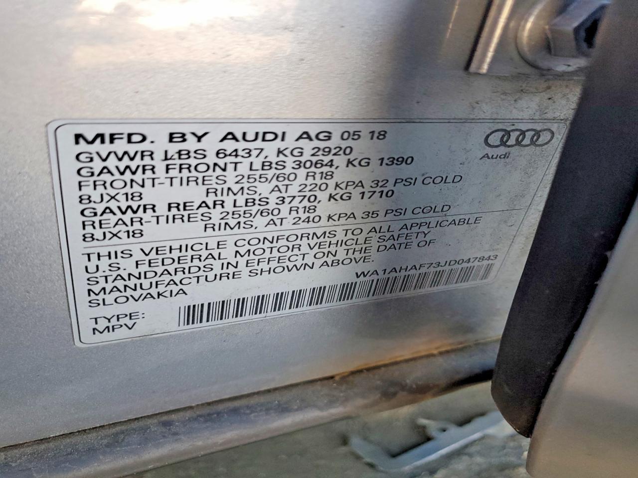 2018 Audi Q7 Premium