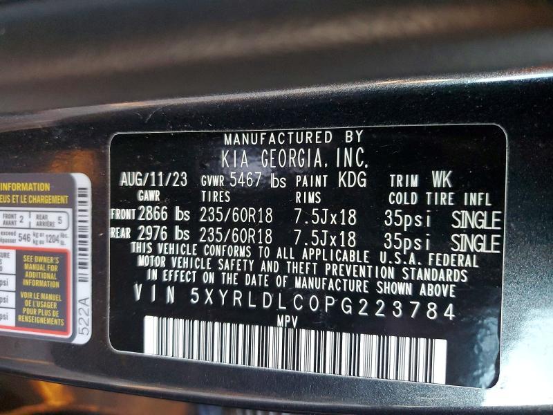2023 KIA Sorento s