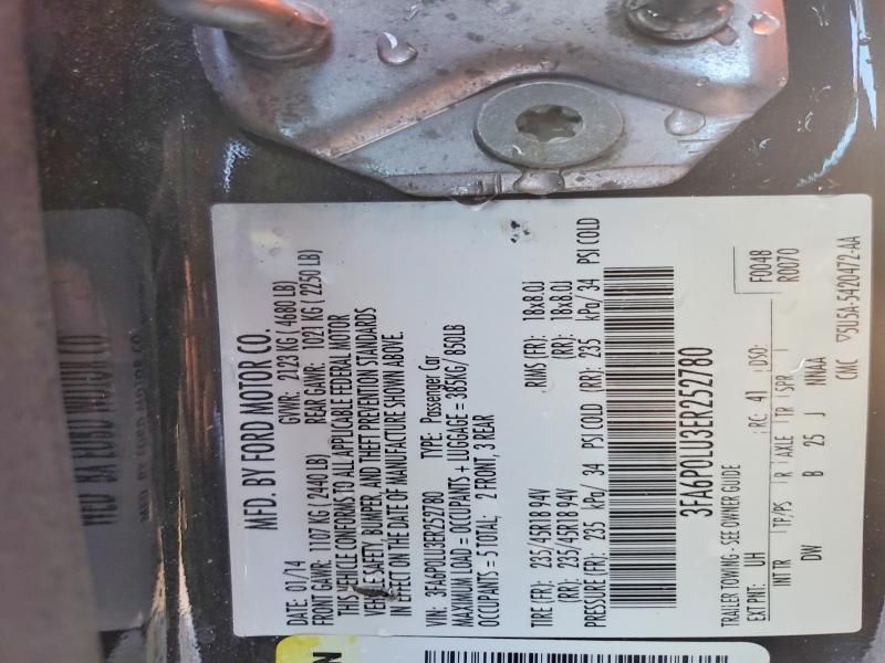 2014 Ford Fusion se Hybrid