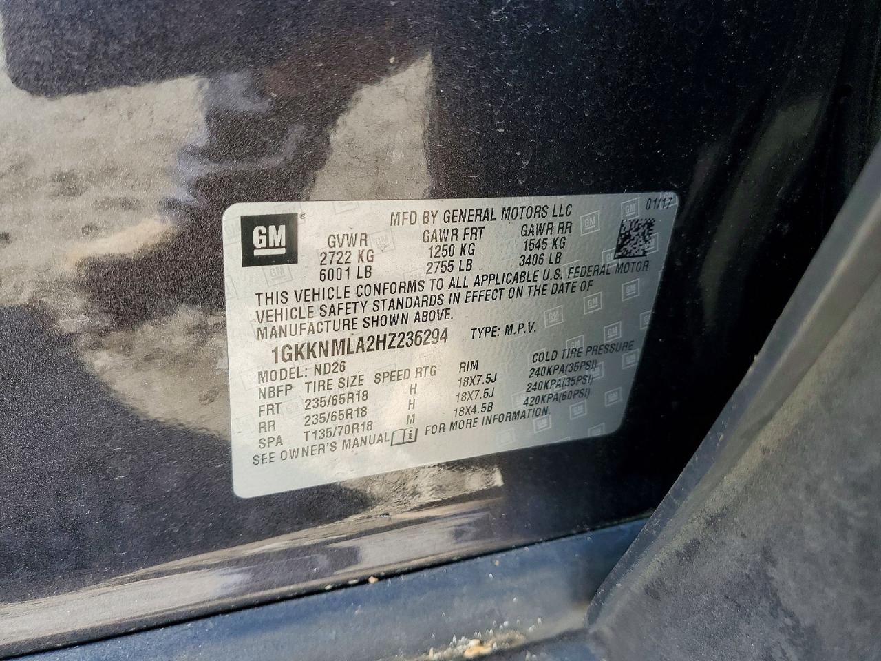 2017 GMC Acadia Slt-1