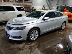 Salvage cars for sale from Copart Ham Lake, MN: 2019 Chevrolet Impala lt