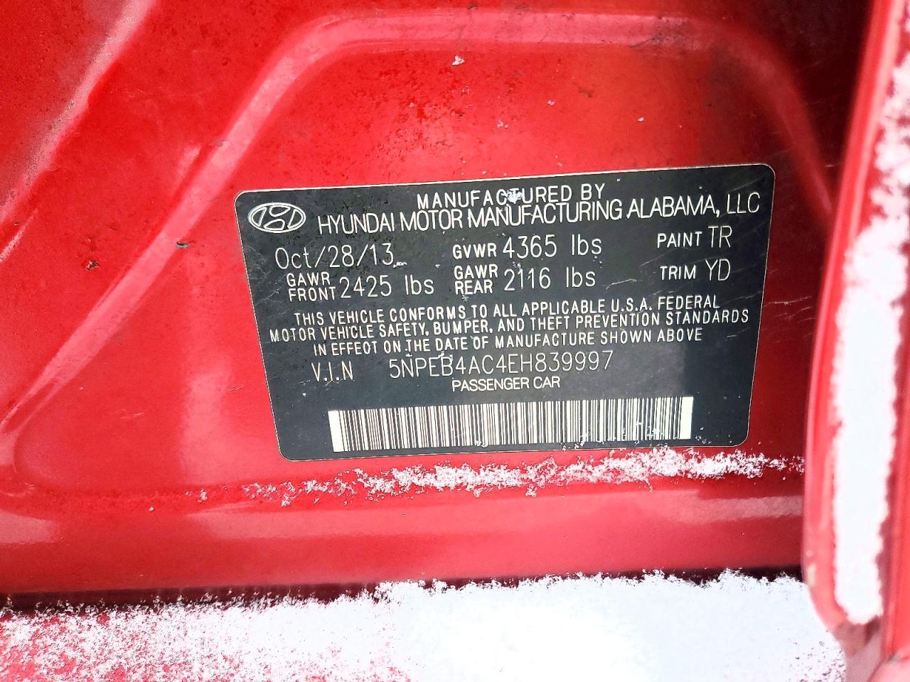 2014 Hyundai Sonata gls