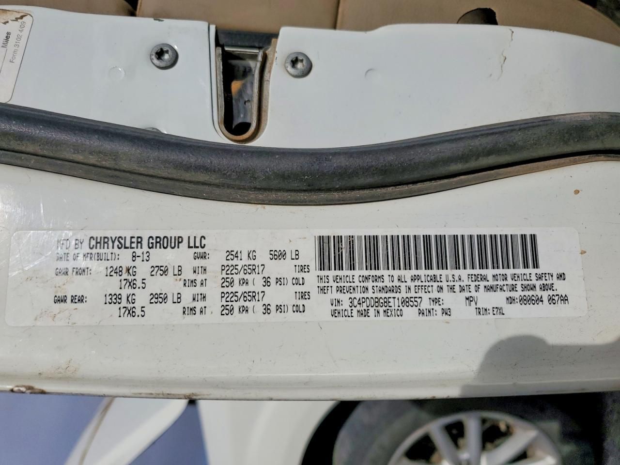 2014 Dodge Journey sxt