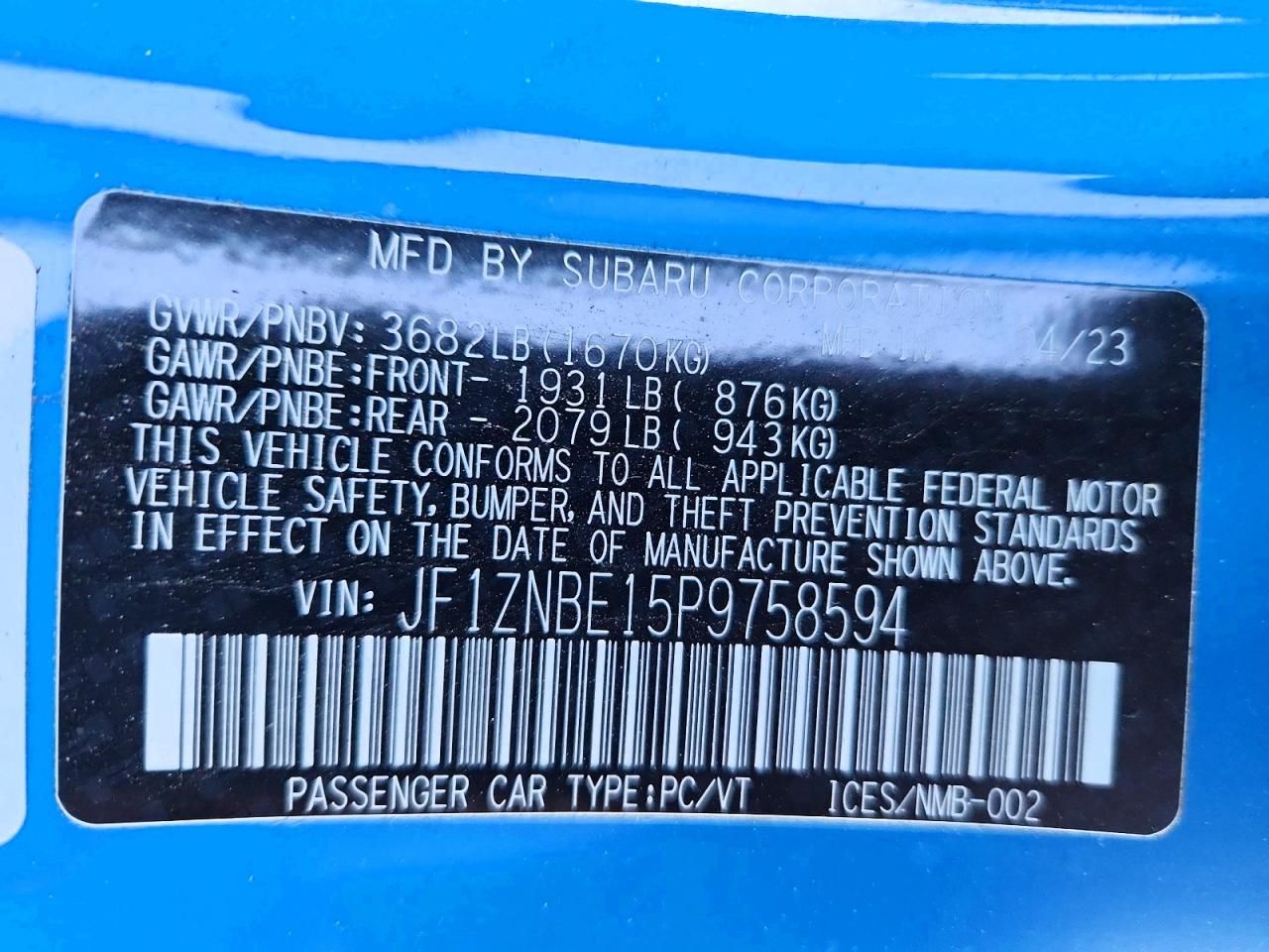 2023 Toyota Gr 86 Premium