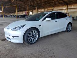 Tesla salvage cars for sale: 2020 Tesla Model 3