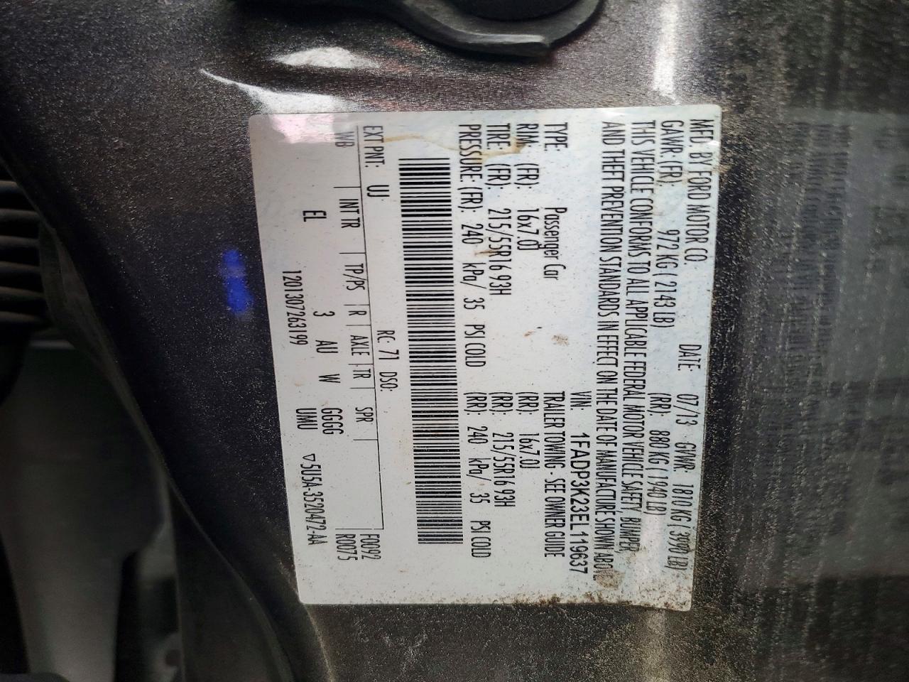 2014 Ford Focus se