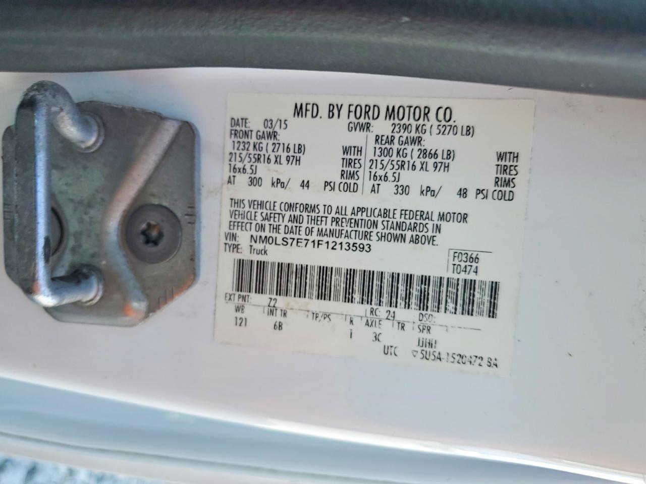 2015 Ford Transit Connect XL