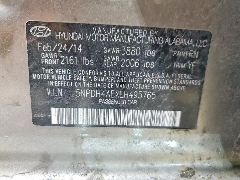 2014 Hyundai Elantra Limited