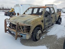 Salvage trucks for sale at Woodhaven, MI auction: 2009 Ford Super Duty F-450 W/D