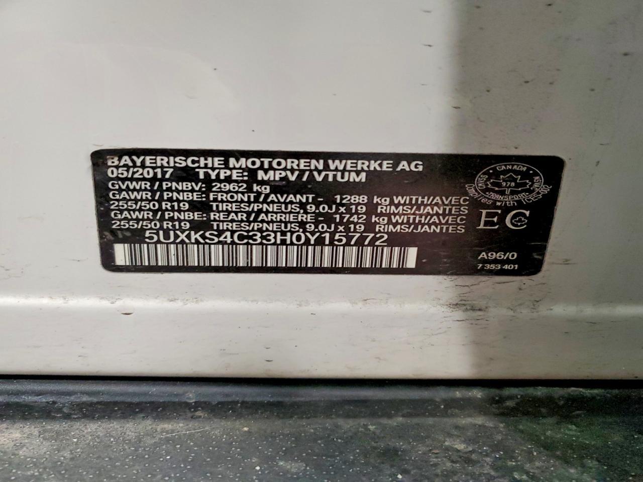 2017 BMW X5 Xdrive35d