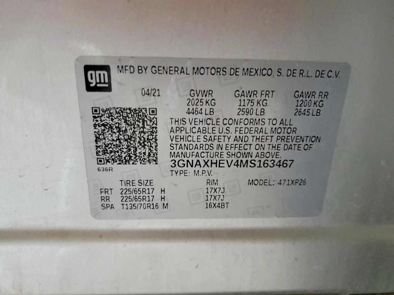 2021 Chevrolet Equinox ls