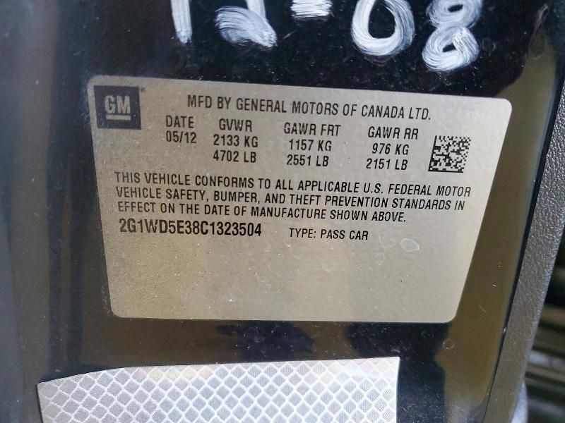 2012 Chevrolet Impala Police