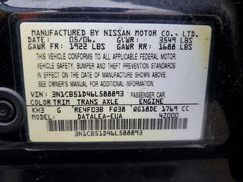 2006 Nissan Sentra 1.8