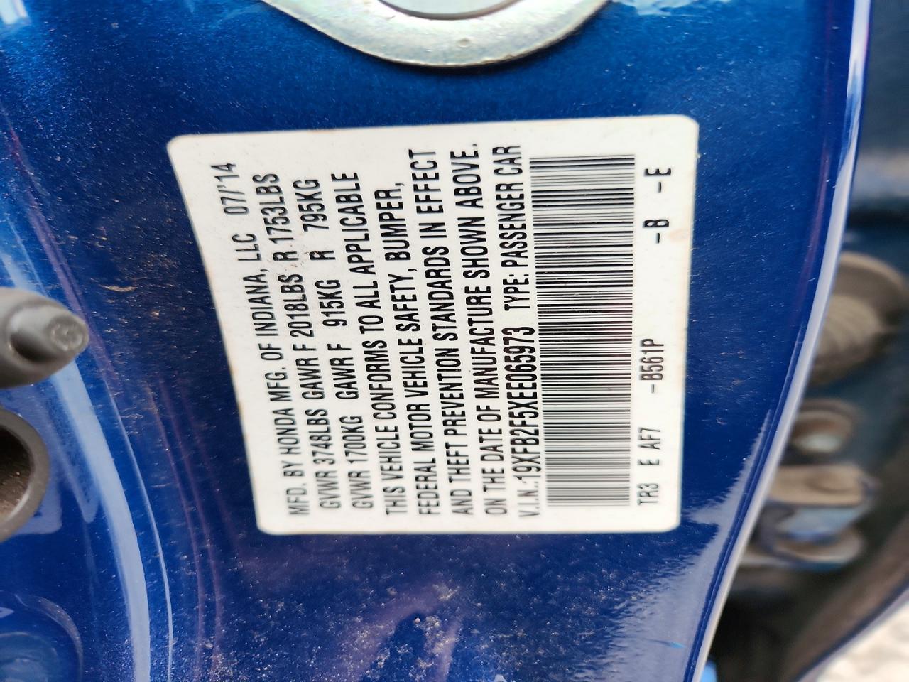 2014 Honda Civic lx