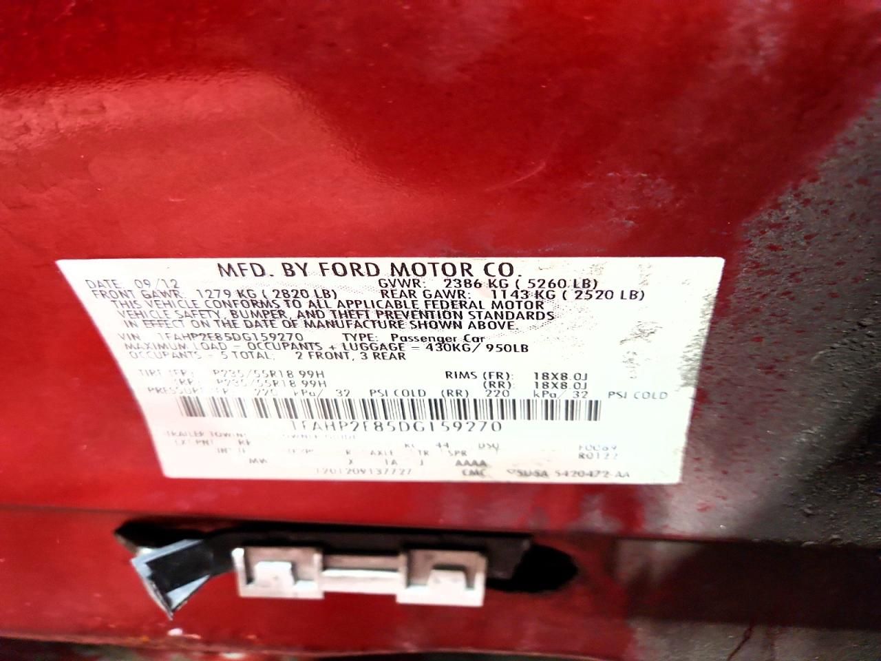 2013 Ford Taurus sel