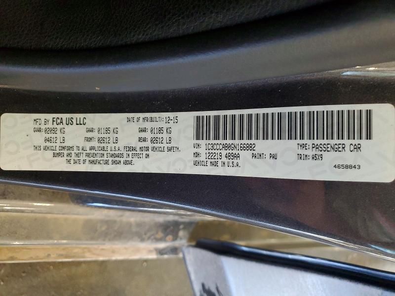 2016 Chrysler 200 Limited