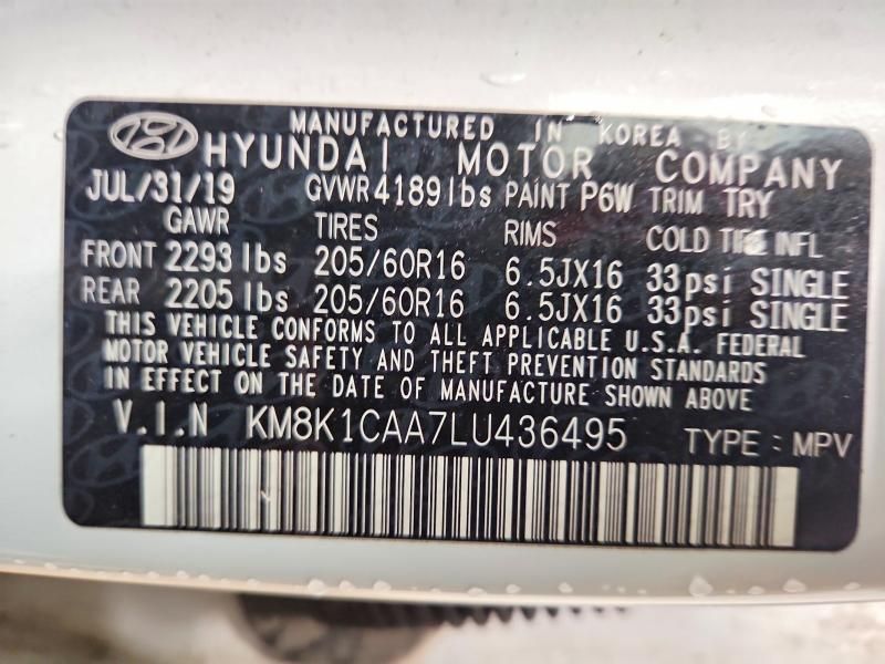 2020 Hyundai Kona se