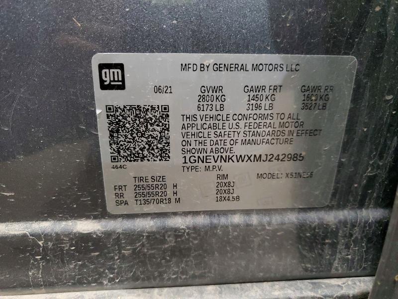 2021 Chevrolet Traverse High Country