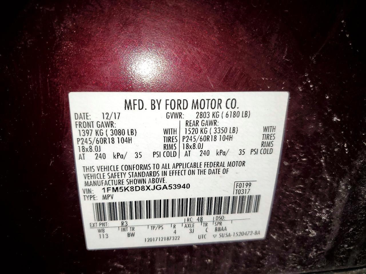 2018 Ford Explorer xlt